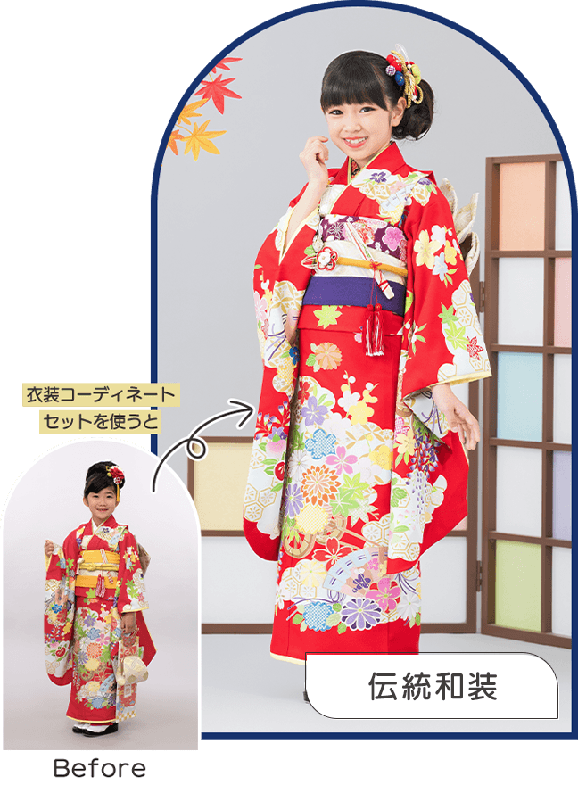 スタイリングセット撮影イメージ画像