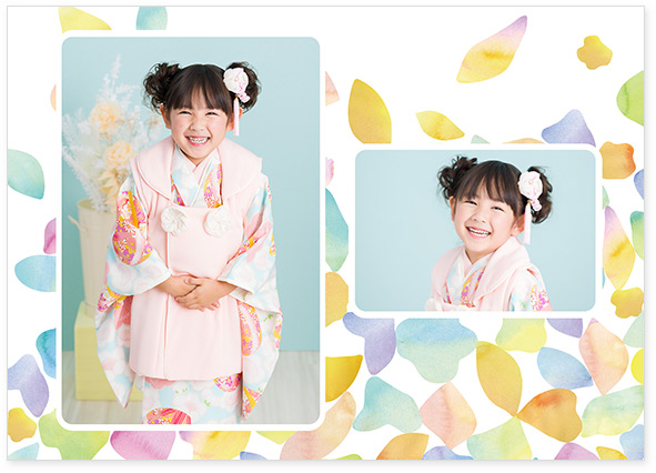 コラージュプリント参考画像