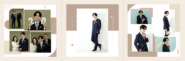 デザイン台紙(3面)(9カット)