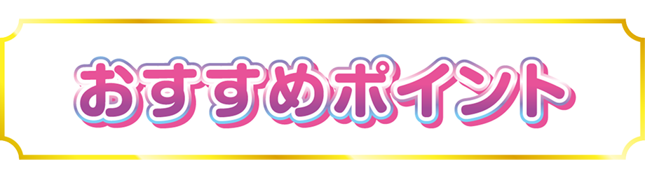 おすすめポイント
