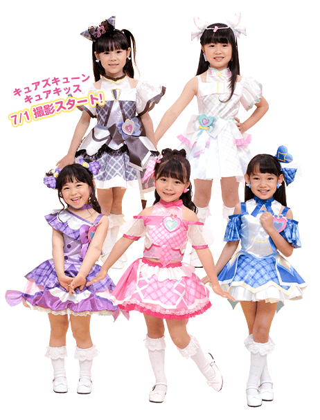 プリキュア戦士衣装モデル