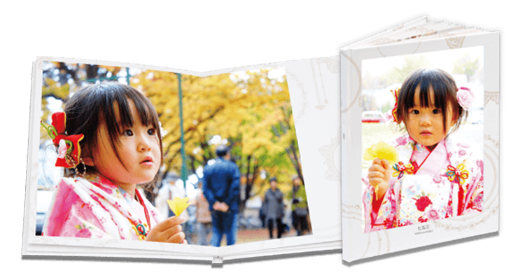 五三の画像データをフォトブックにしても