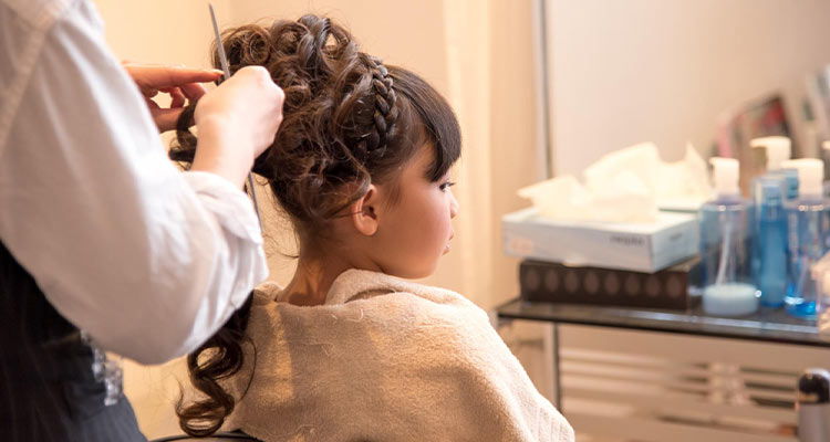 候補は3パターン｜七五三のヘアセットを仕上げる方法