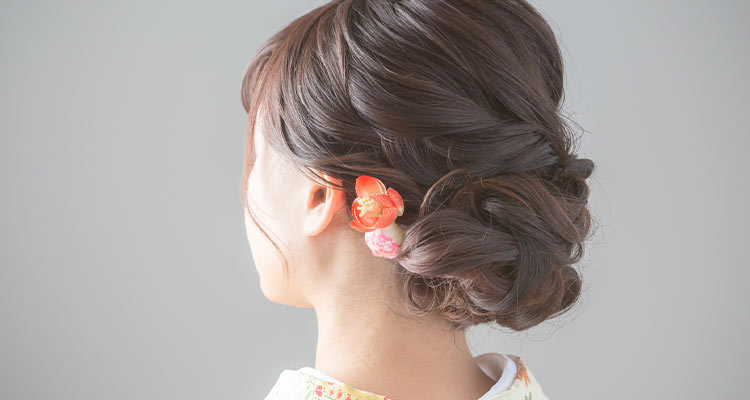 ロングヘアママにおすすめ|七五三の髪型