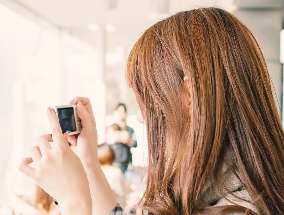 撮影角度でこんなに変わる