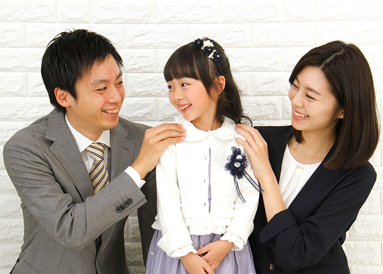 家族写真撮影