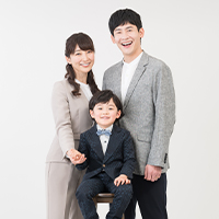家族写真撮影