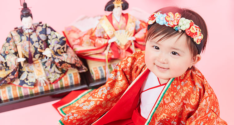 スタジオマリオでひな祭りの華やかな写真を撮ろう！