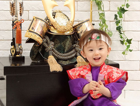 端午の節句撮影時の衣装