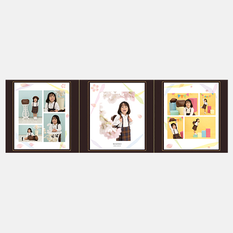 アルバム用デザイン写真(3面)